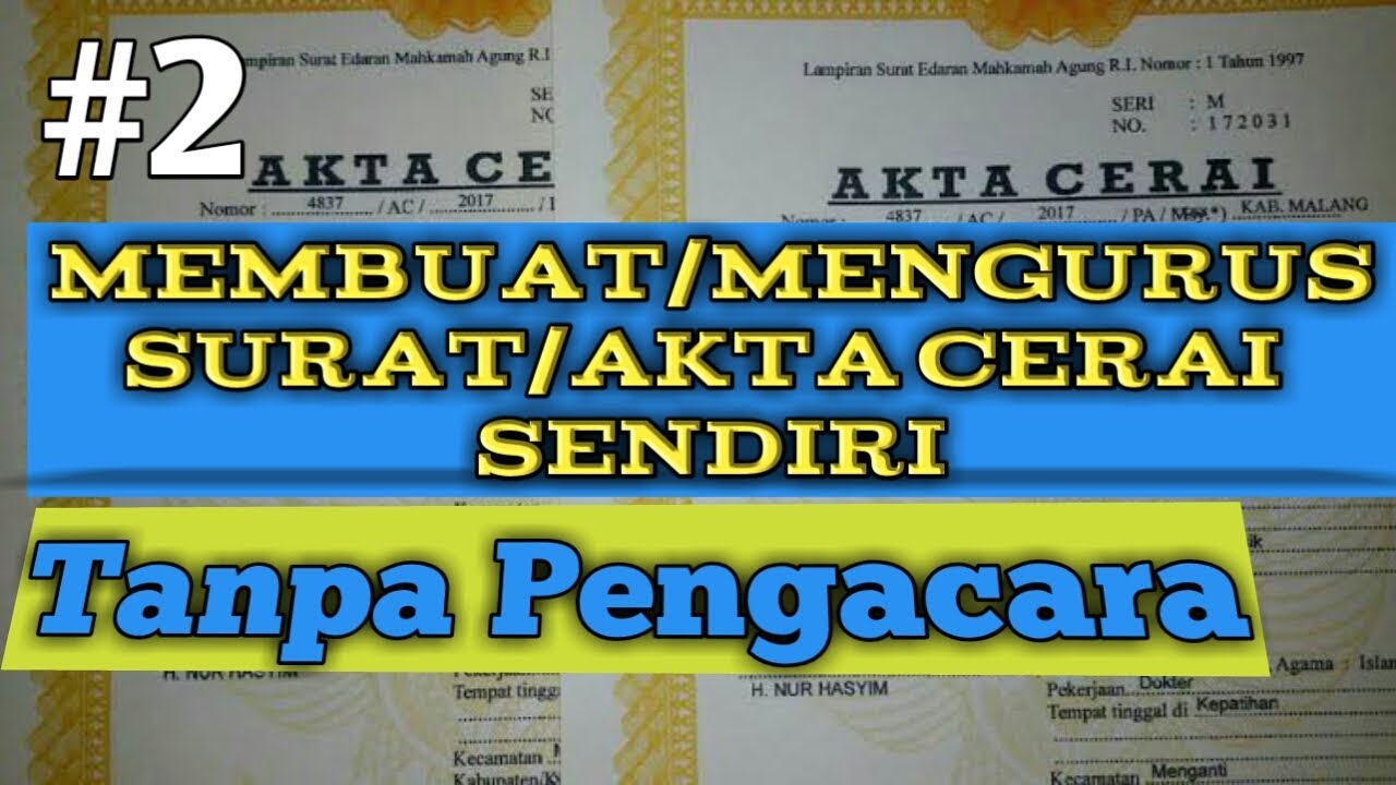 Cara Mengurus Surat Cerai Tanpa Buku Nikah Kumpulan