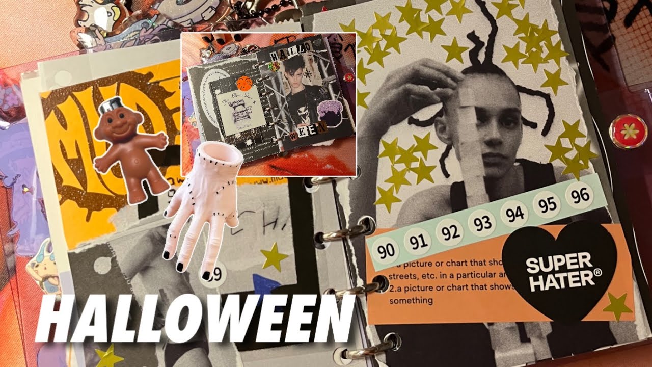 할로윈 블랙기운 넘치는 스크랩부터 테무깡까지💀