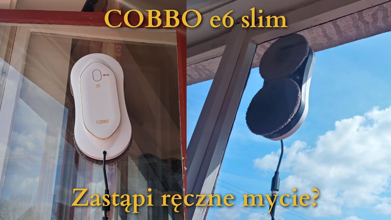Robot do mycia okien – hit czy kit? Szczery test COBBO e6 slim
