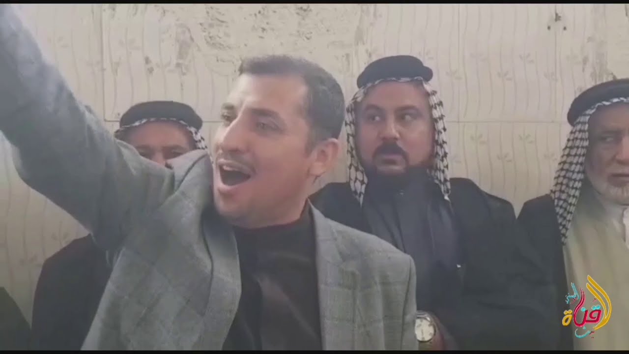 إستقبال السيد هادي السيد جاسم الطويرجاوي في سوق الشيوخ الشاعر نسيم الخليفاوي أيام أربعينية سيد جاسم