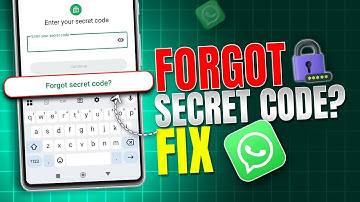 Hoe je de geheime code voor vergeten chats op WhatsApp kunt herstellen | Vergrendelde chats op Wh...