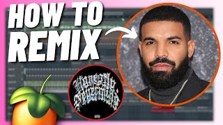 Drake Tie That Binds House Remix Tutorial in FL Studio - How to extract acapella