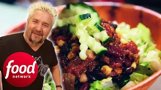 Guy Fieri Takes A Shot At Eating The Turkey Drive Chilli l Diners, Drive-Ins & Dives