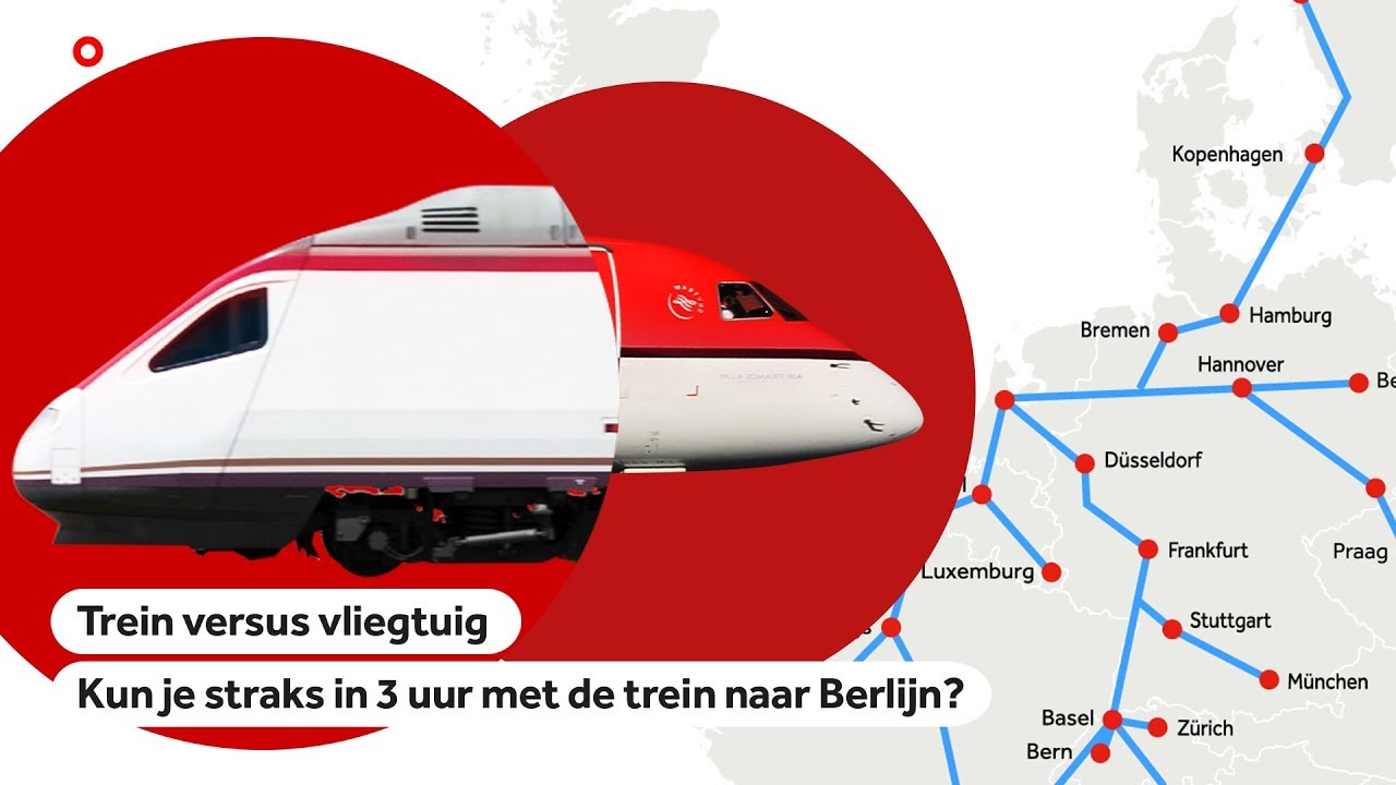 VERVOER: Wint binnen Europa de trein het straks van het vliegtuig?