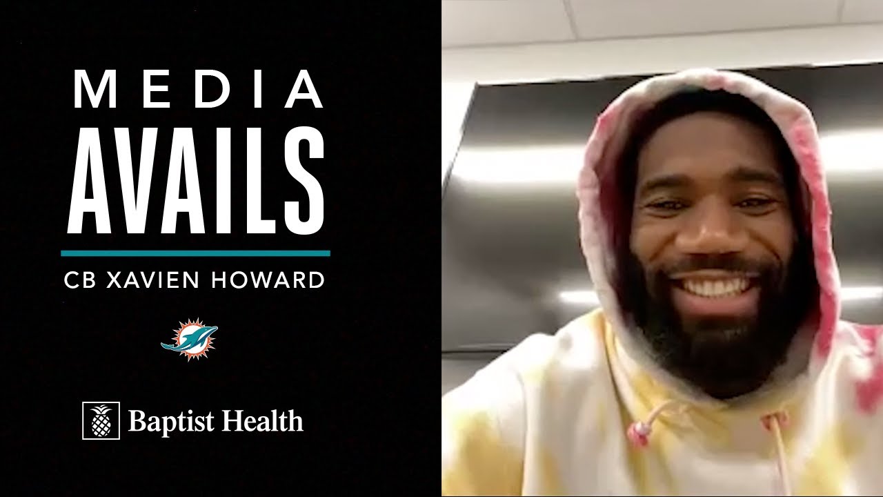 Xavien Howard meets with the media | Miami Dolphins