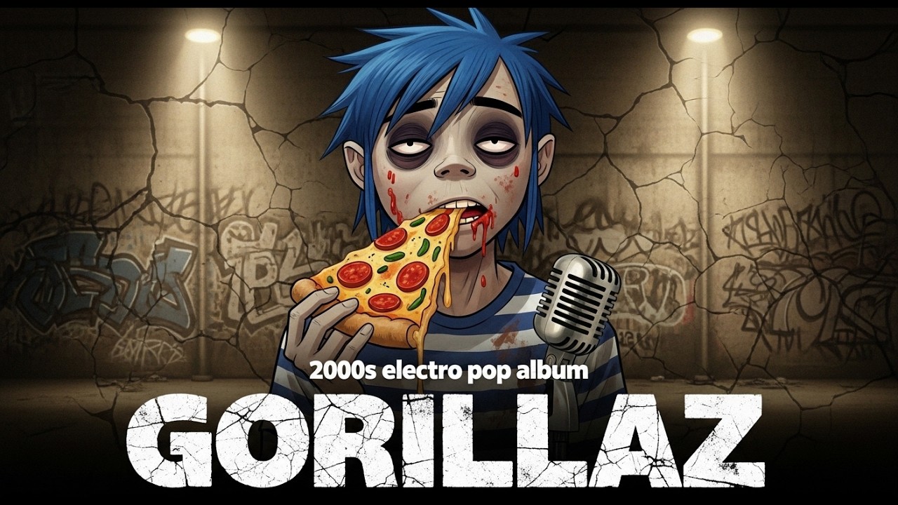 Psycho Pulp Fiction – Gorillaz-Inspired AI Trip-Hop Album | 2000s Electro Pop
