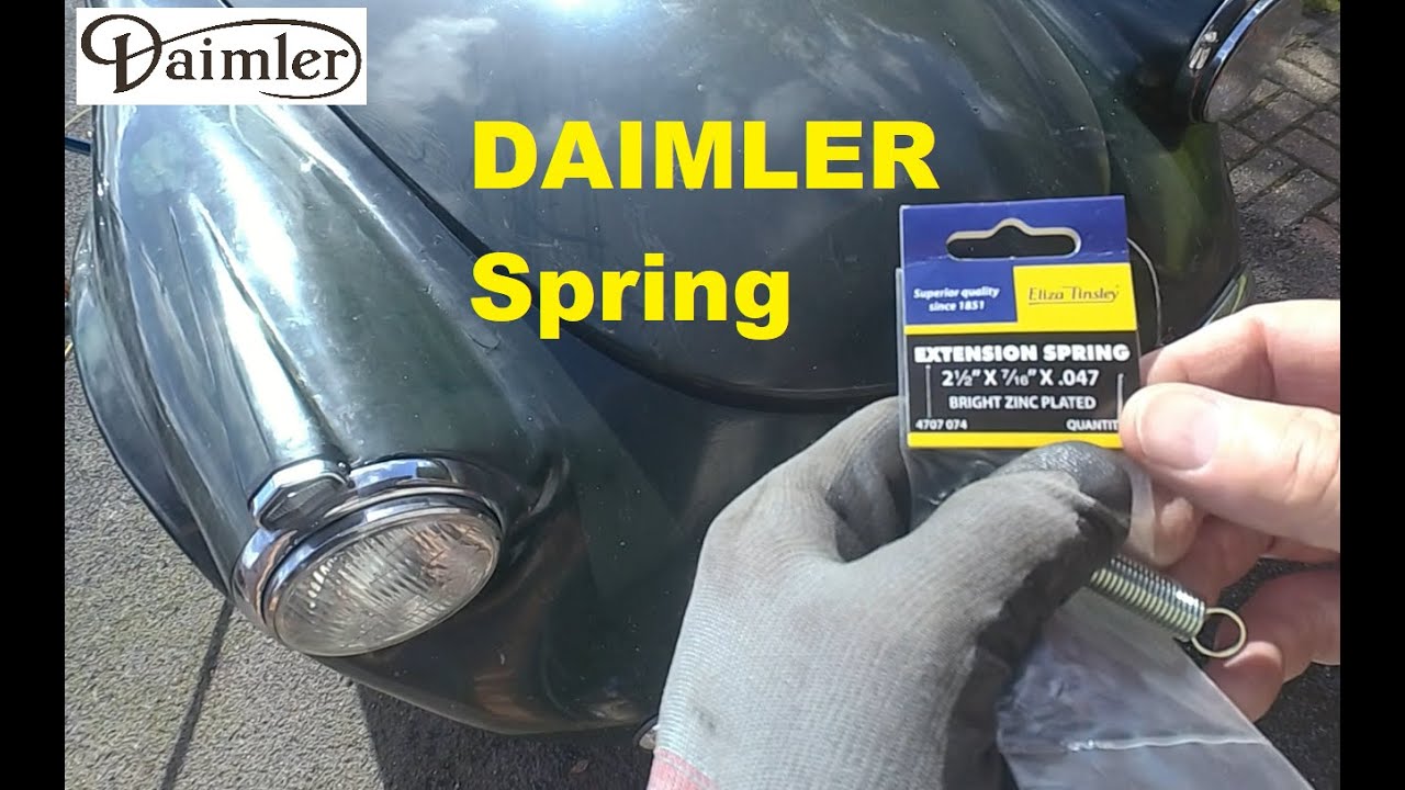 Daimler SP250 Handbrake Spring (+ Tyres) - YouTube
