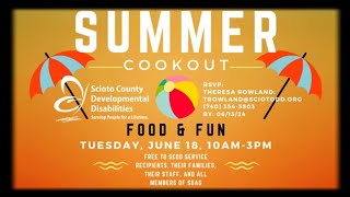 SCDD Summer Kick-off Cookout 2024