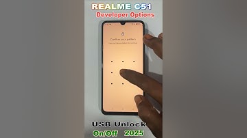 REALME C51 DEVELOPER OPTION SETTING On/Off 2025 || #devloperoption #vivoy21s #techtok
