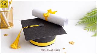 DIY Graduation Cap Gift Box 🎓 - Fun & Easy to Make Graduation Gift Box Idea 🎁