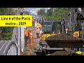 Colas rail  line 6 of the paris metro 2019 sten