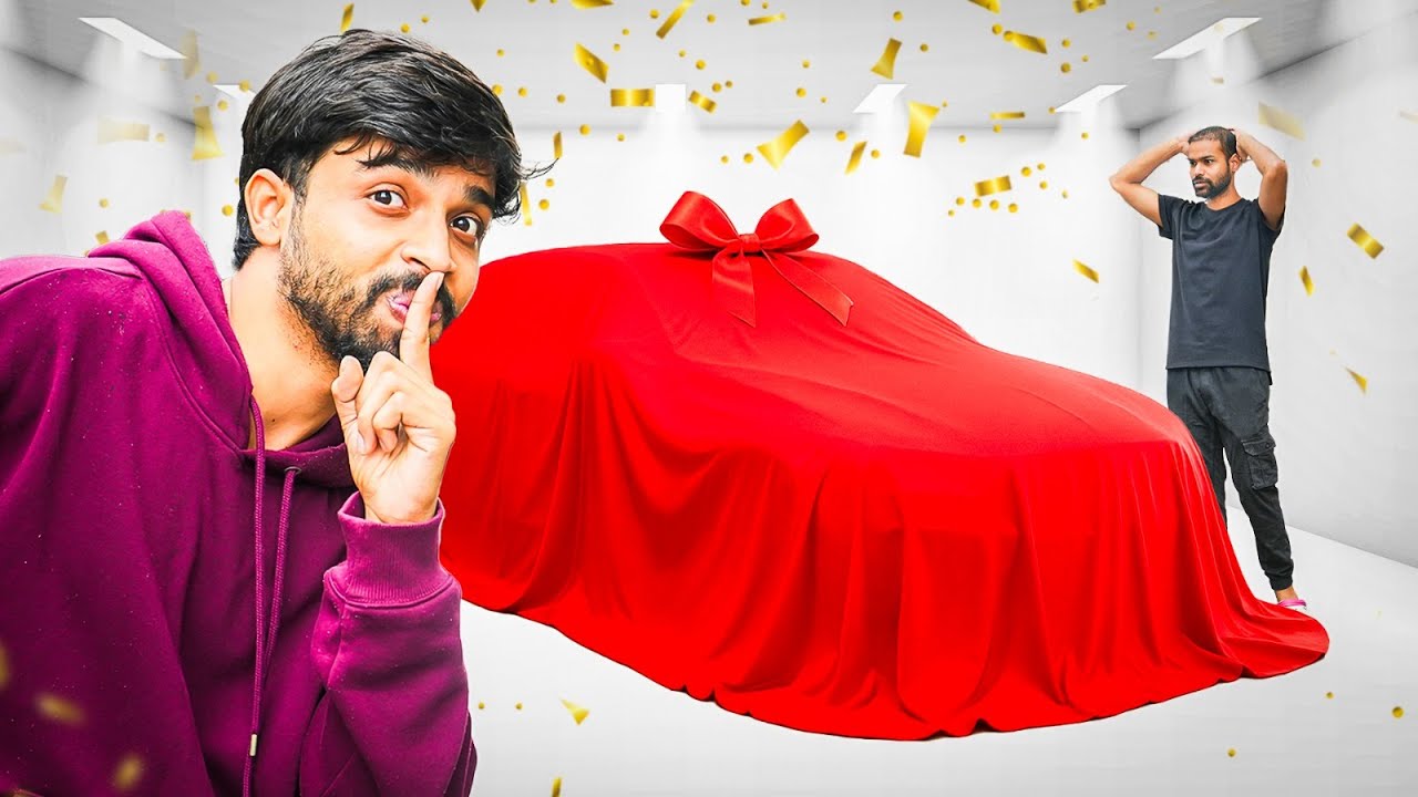 SURPRISED MY BROTHER WITH NEW CAR - YouTube