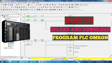 How To Upload And Download, Cara Upload Dan Download || Data Program Plc OMRON