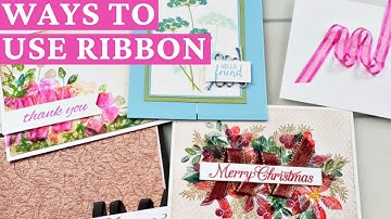 Tired of BOWS?! 15+ Ways To Use Ribbon Besides A Bow
