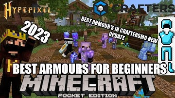 BEST ARMOUR IN 2023 IN CRAFTERSMC NEW UPDATE FOR BEGINNERS #craftersmc #wenpixel #satnetwork