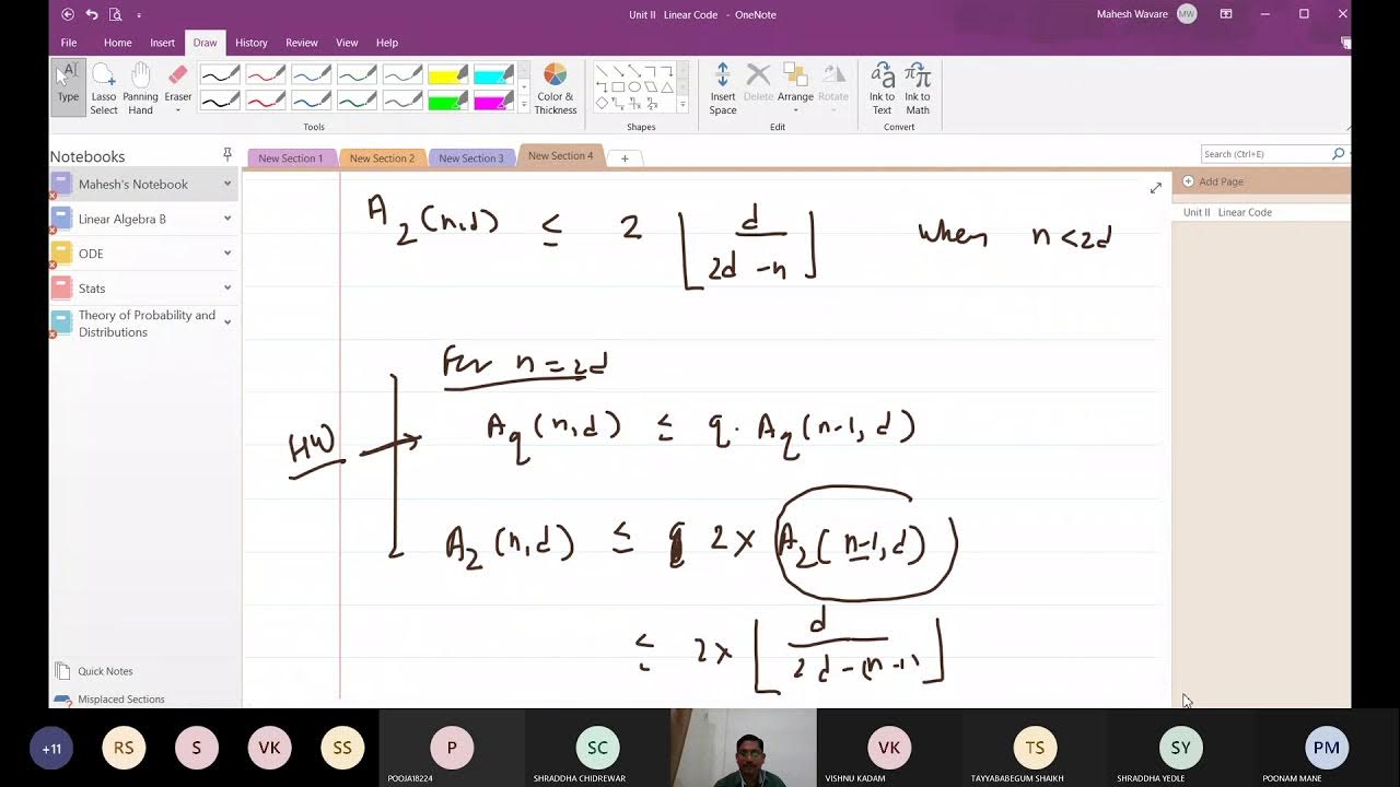 Binary Plotkin Bound | Hadamard Matrix Codes| Coding Theory - YouTube