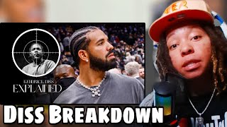 Wow🔥LoftyLiyah Reacts To Drake DISS BREAKDOWN Aimed At Future, Metro, TravisScott, Kendrick Lamar