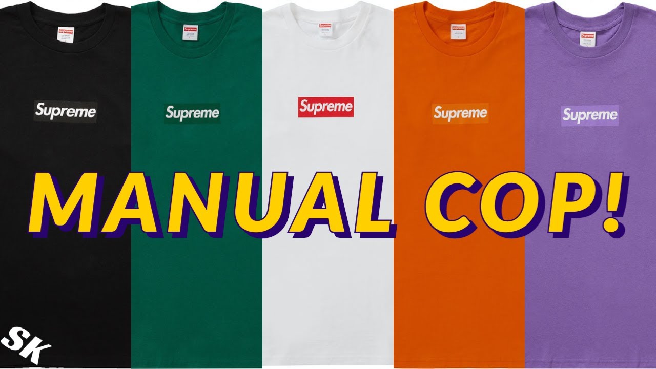 Supreme Box Logo Long Sleeve MANUAL COP Unboxing YouTube supreme-box-logo-long-sleeve-manual-cop-unboxing-youtube