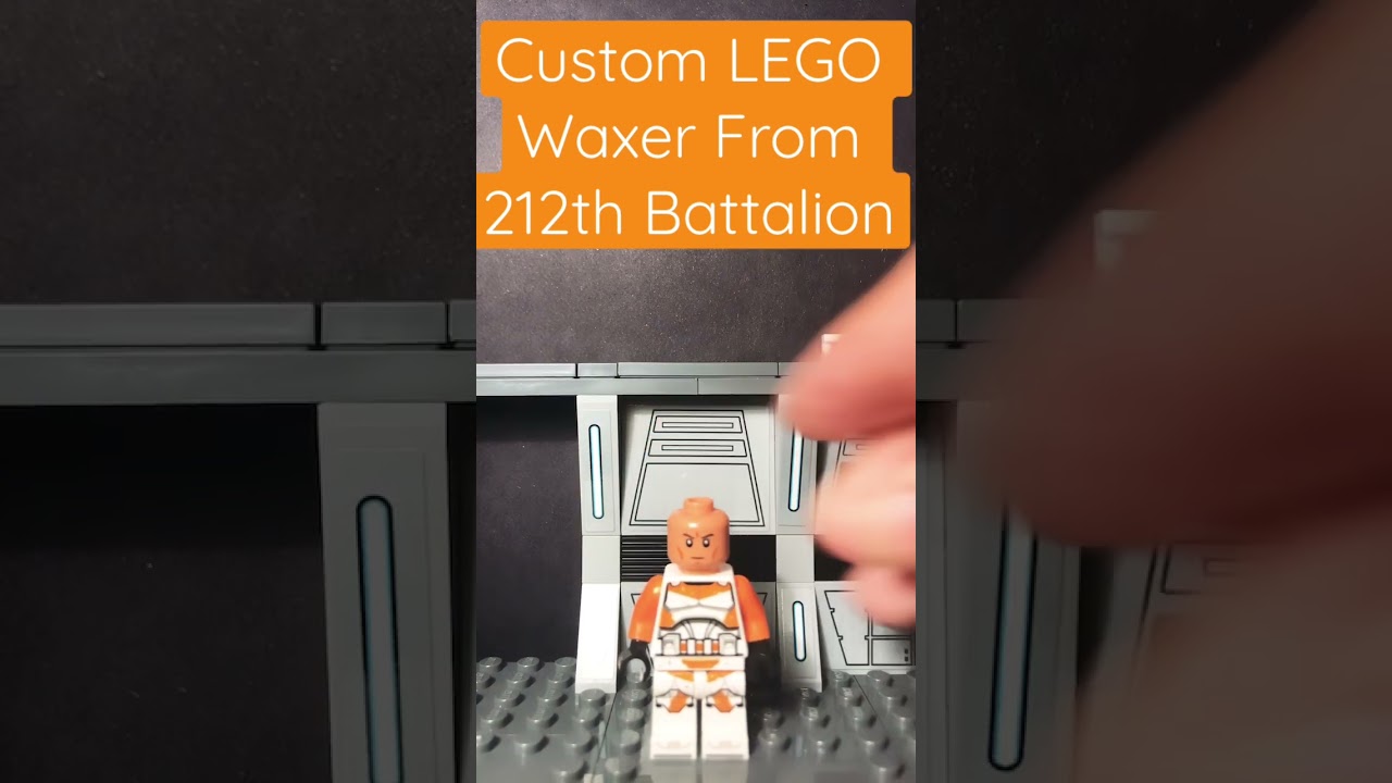 How to Make a Custom LEGO Waxer from Clone Wars! 