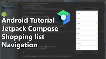 Shopping list - Navigation (Android Tutorial) Part 3