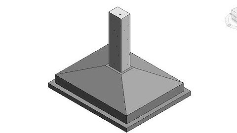 Revit tạo kết cấu móng