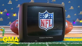 Behind the scenes of the epic football match up from Andy’s room | GMA