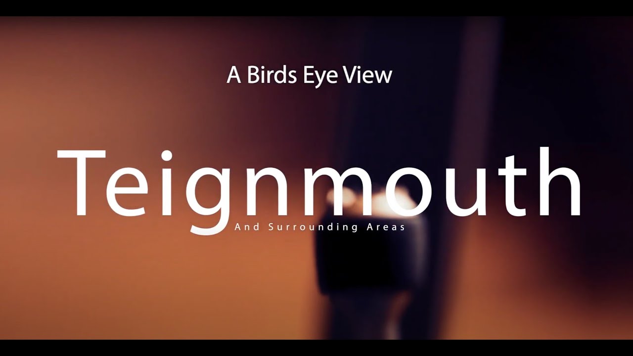 Areal view of Teignmouth Devon YouTube