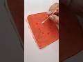 easy heart painting idea🧡 #shorts #painting #art #canvaspainting #shortsfeed