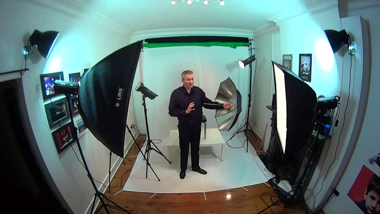 lighting basics - home based studio easy set up - lights portrait -