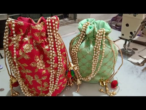 How To Make Potli Bag Easily At Home||घर पे पोटली कैसे