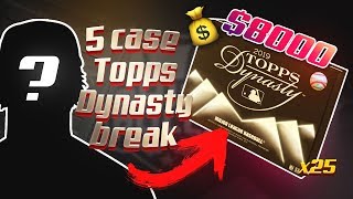 MASSIVE PULLS!  5 Cases of Topps Dynasty!