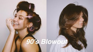 HOW TO GET THE PERFECT 90'S BLOWOUT AT HOME