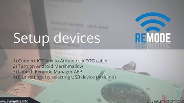 Synaptica Iot Box (Remode Manager / Raspberry PI3 / Arduino Duemilanove)