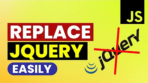 Replace jQuery with Vanilla JavaScript Code Easily | jQuery vs JavaScript