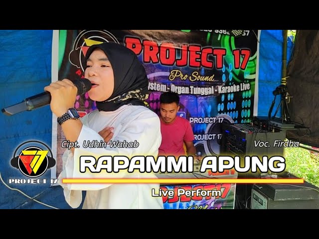 Rapammi Apung - Hj. Yuni Yunianti (Cover Project 17 By Firdha) || Cipt. Udhin Wahab || Live Perform class=