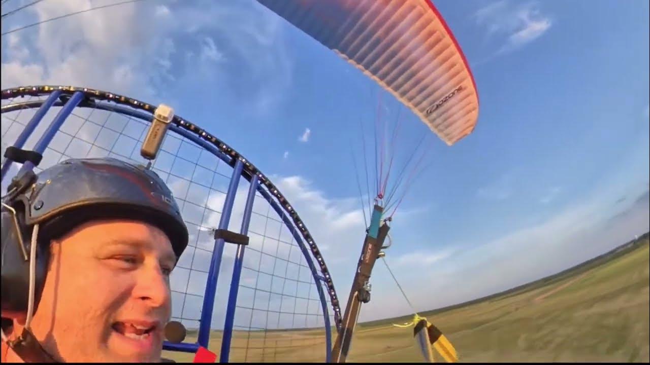 Foot drag to a landing technique Paramotor PPG YouTube