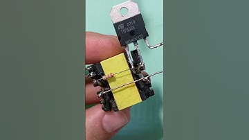 TIP3055|Inverter Circuit|Inverter Using Transistor|DIY inverter Circuit#youtubeshorts #mini_inverter