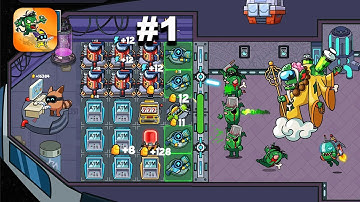 Space Survival: Zombie Attack - Hyper Hybrid Casual - Gameplay Walkthrough (iOS & Android)