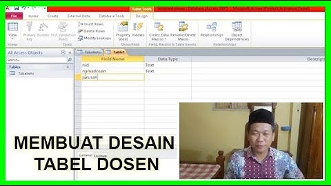 MICROSSOFT VISUAL BASIC || MEMBUAT DESAIN TABEL DOSEN