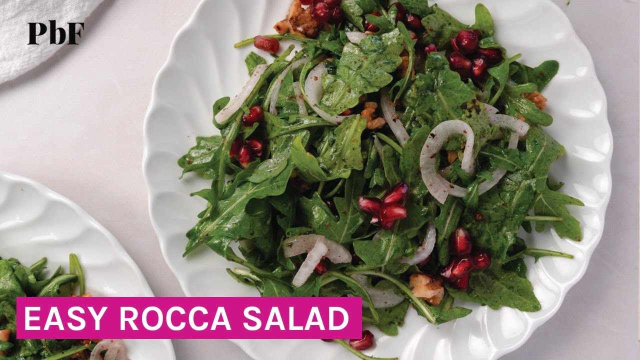 Rocca Salad (Lebanese Salatat Jarjeer) YouTube
