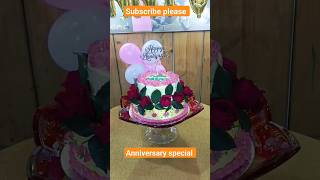 Best friend ki anniversary pr banaya 2 tier cake cake tastyshorts trending tasty viralvideo  ?