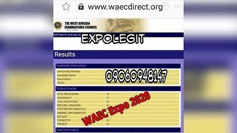 WAEC Expo/Runs 2026 / WAEC Answers 2026 / WAEC Runz 2026