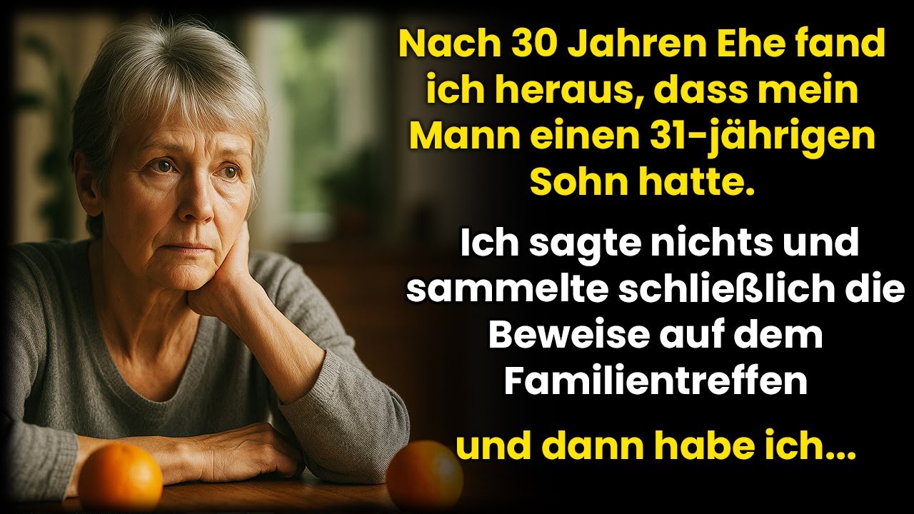 Nach 30 Jahren Ehe; Ich entdeckte seinen 31-jährigen Sohn – schwieg bis zum Familientreffen