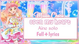 [ROMAJI LYRICS] Aikatsu Friends - Open Your Heart