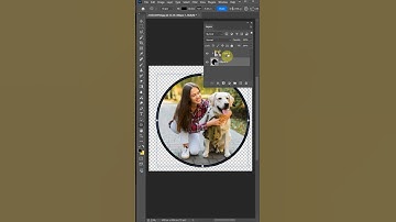 Photoshop how to put image into shape #shorts #photoshop #photoshoptutorial