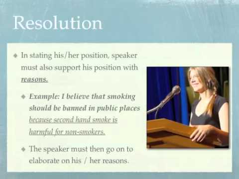 How to write a formal speech introduction