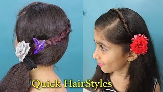2 Quick and Very Easy Hairstyles For Girls