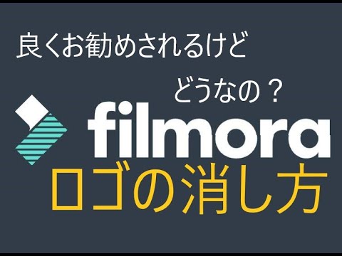 Filmora フィモーラ 無料編集ソフトfilmoraについて 透かしロゴの消し方について Youtube