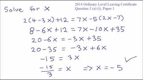 Question 3 (a) (i), Ordinary Level, Leaving Certificate, P1, 2014