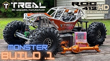 Axial Ryft Upgrades - Monster Treal Parts Build (4WS, Tekin ROC412HD 1800KV)  EP .1